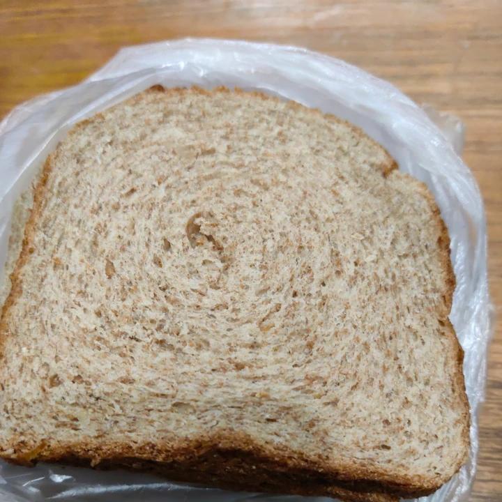 柔软拉丝的100%全麦麦片吐司（一次发酵）