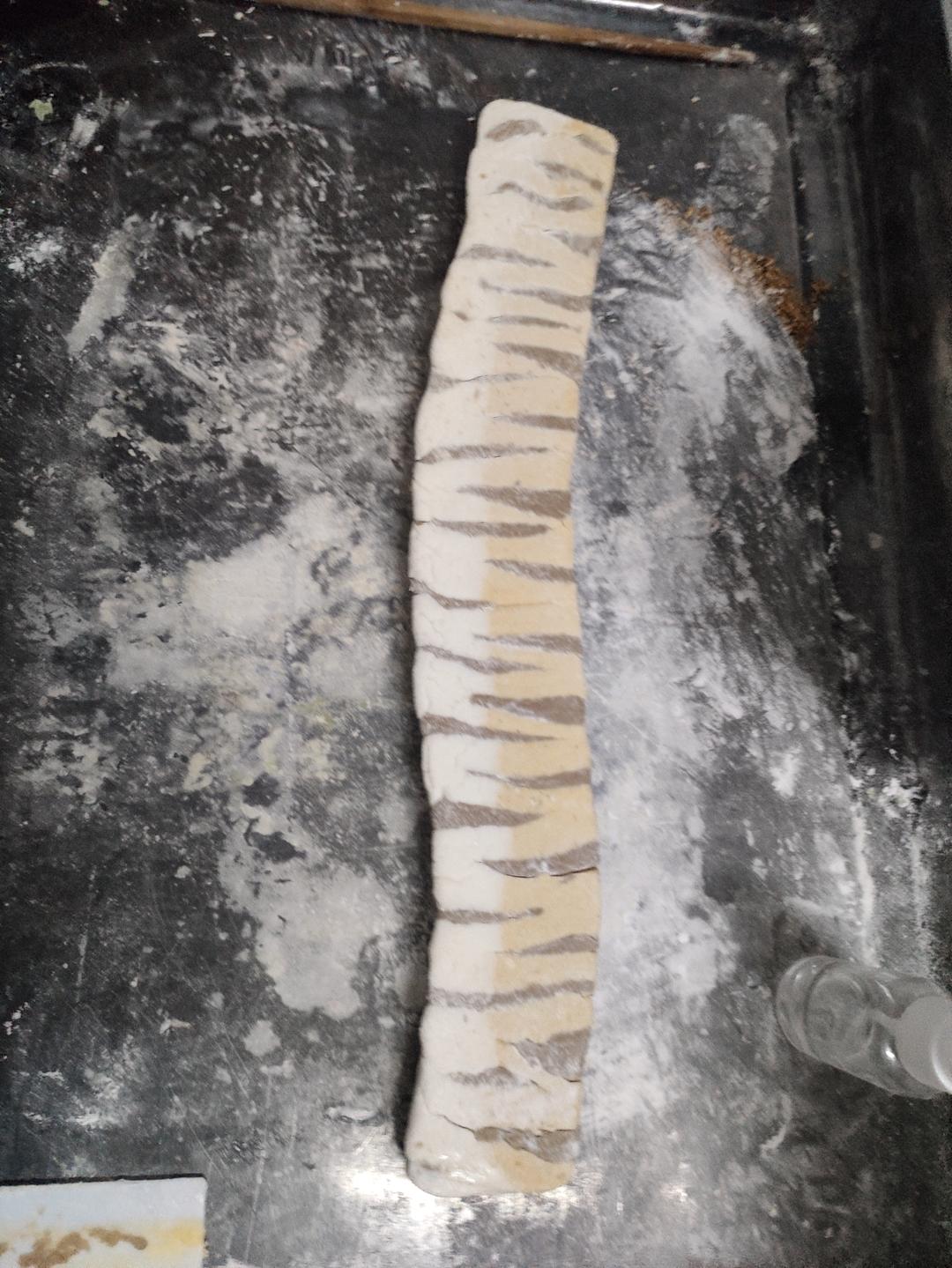 虎虎生威～虎纹汤圆