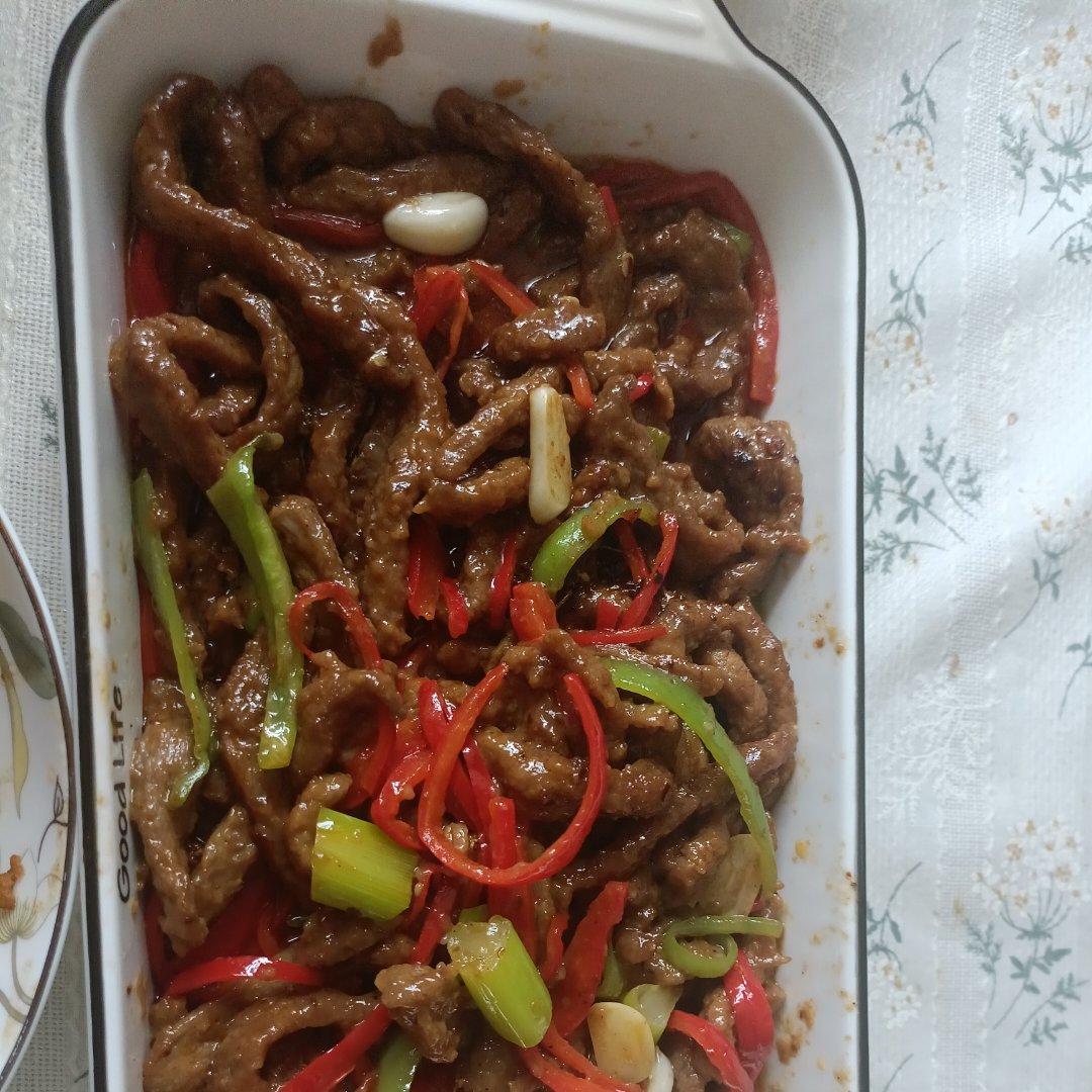 杭椒牛柳黑椒牛柳 终于找到炒出嫩牛肉的办法了 肉片肉丝都适用