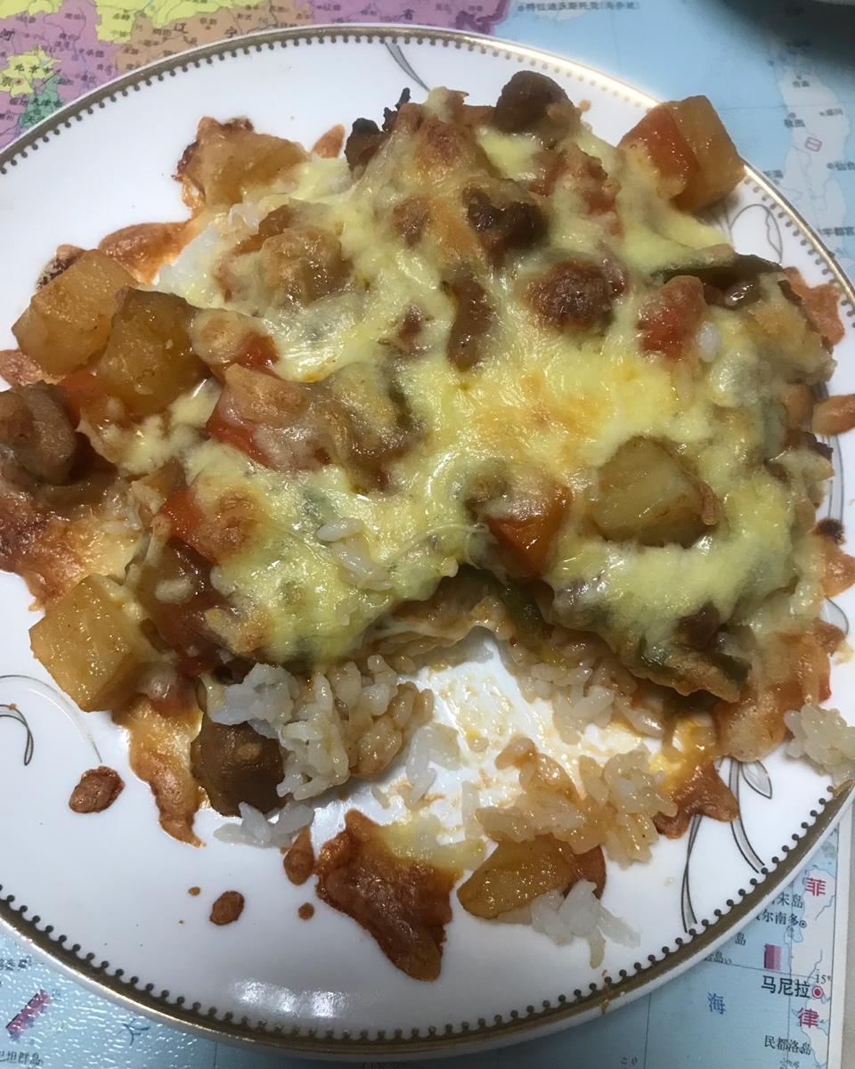 番茄鸡肉浓情焗饭【两人份】