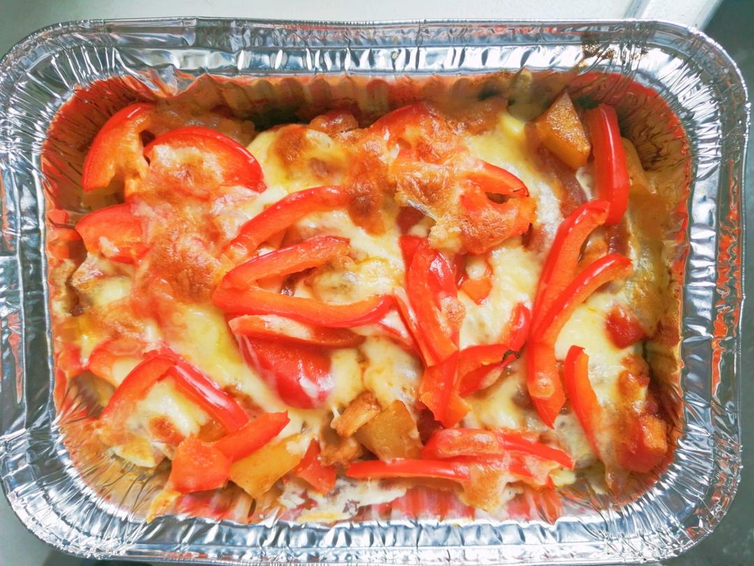 小烤箱焗饭