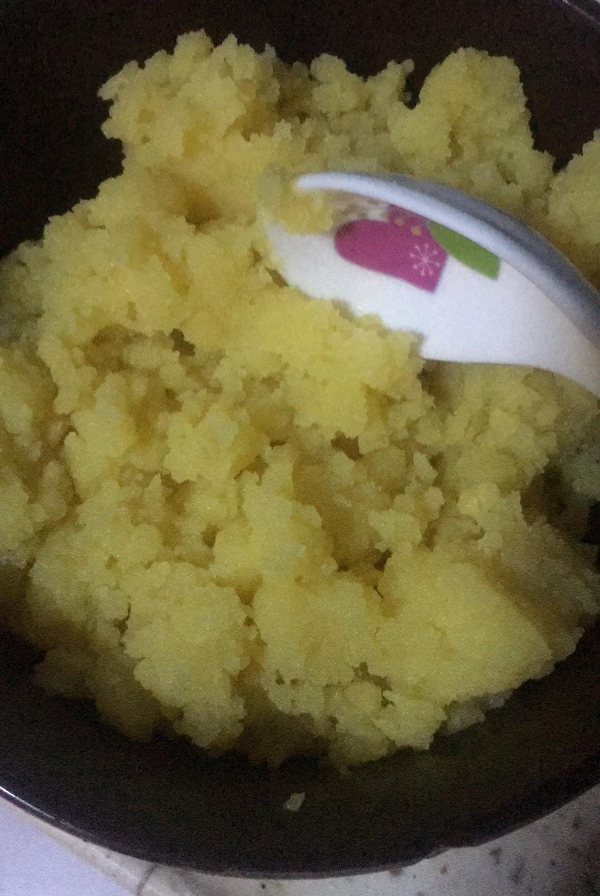 炒出来的奶黄馅儿