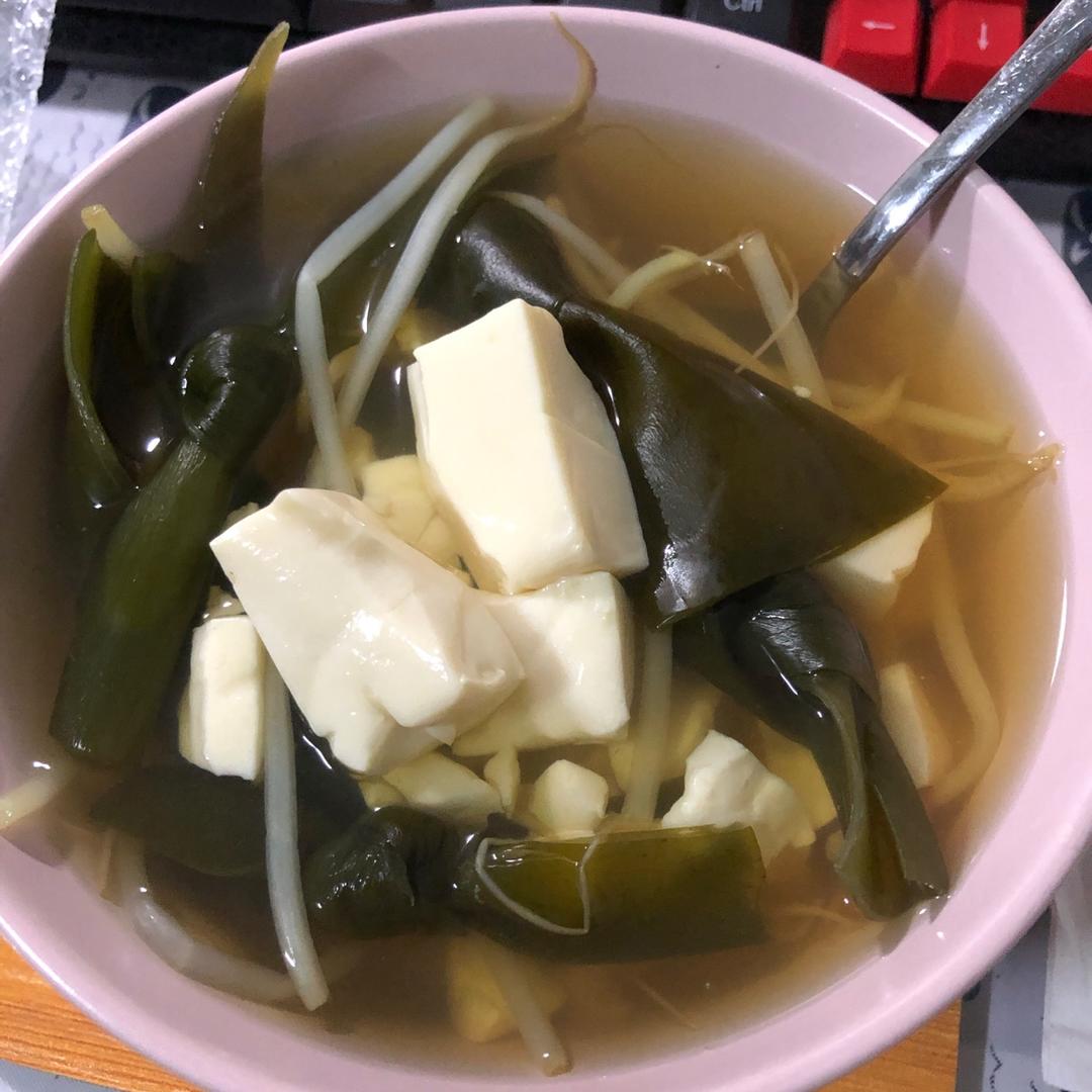海带豆芽汤