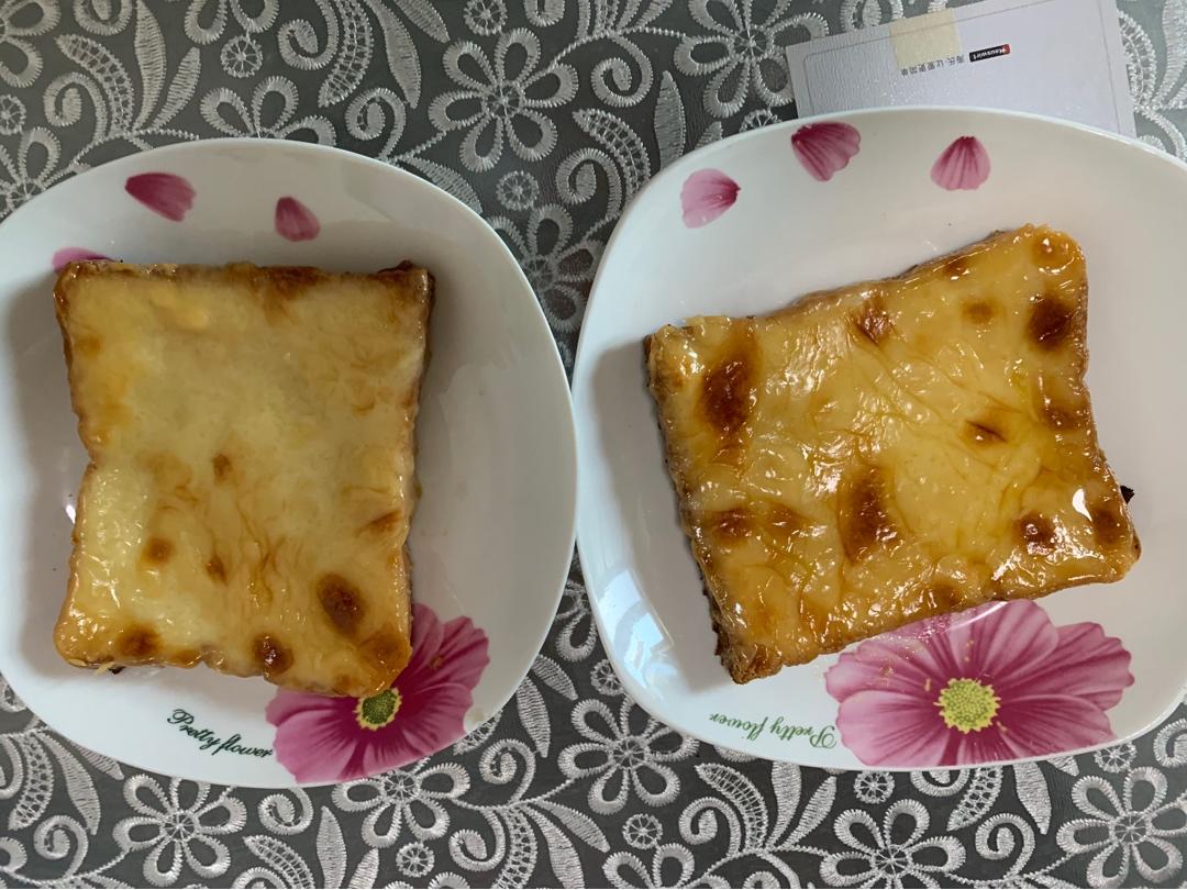 零失败快手岩烧乳酪(熔岩吐司)十分钟网红早餐，好吃哭