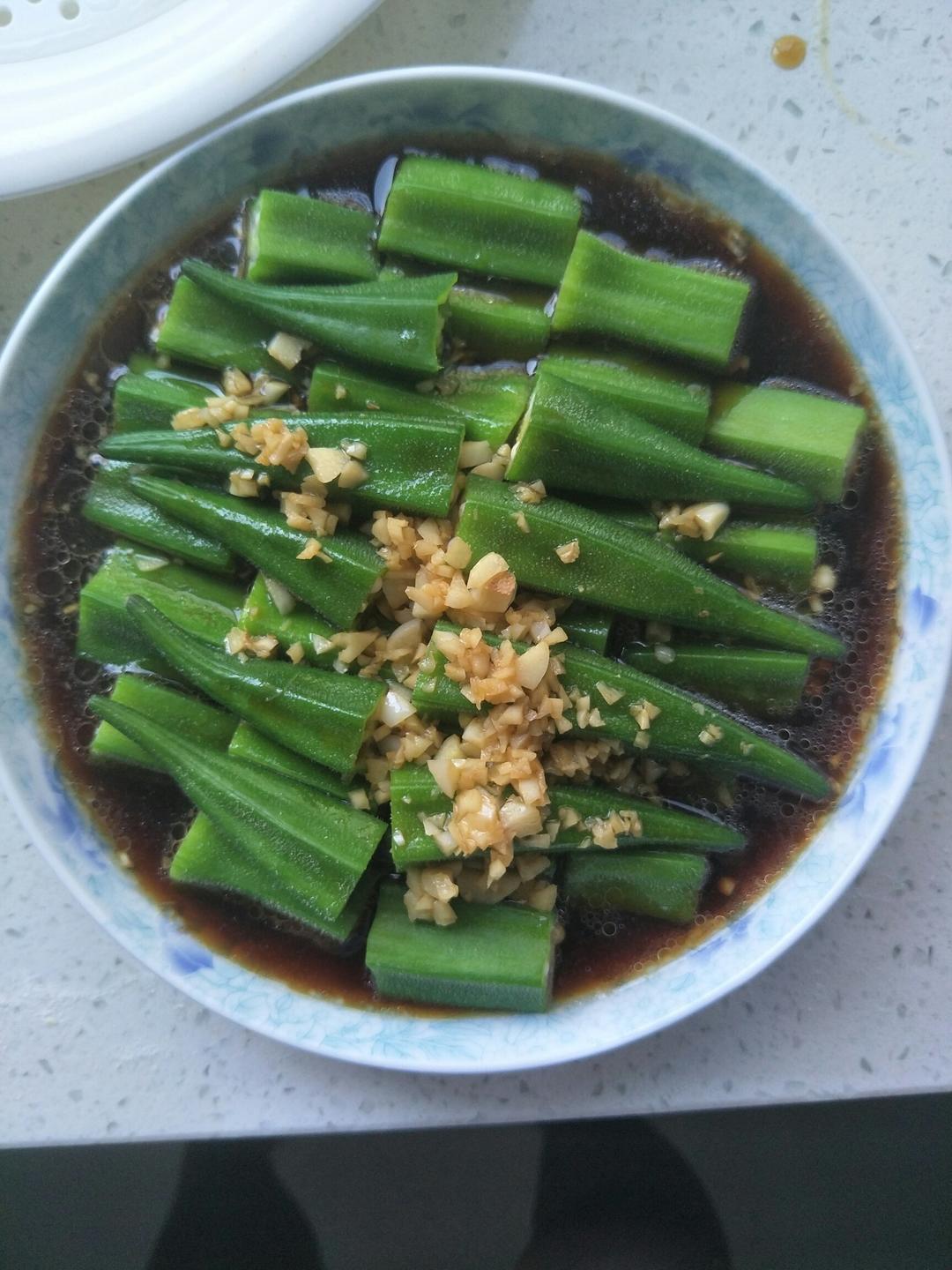 蒜蓉秋葵