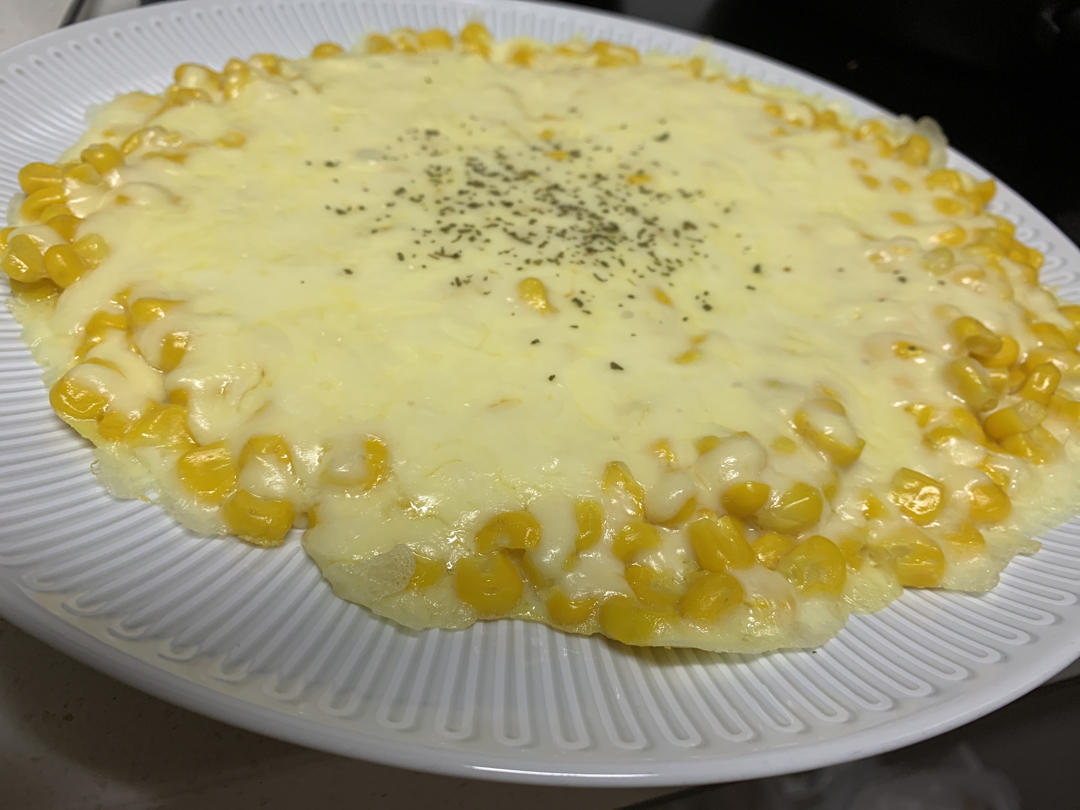 无需烤箱能做的披萨---芝士玉米烙