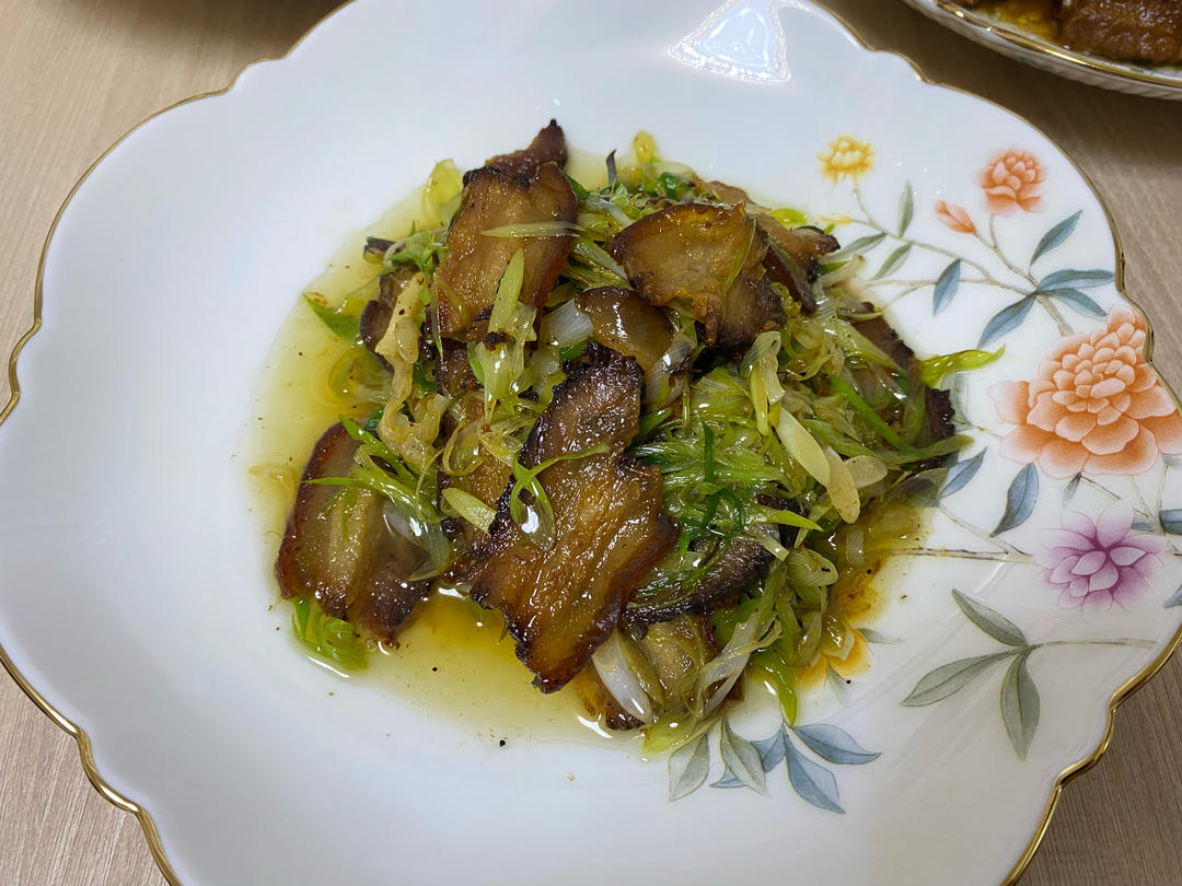 青蒜炒腊肉
