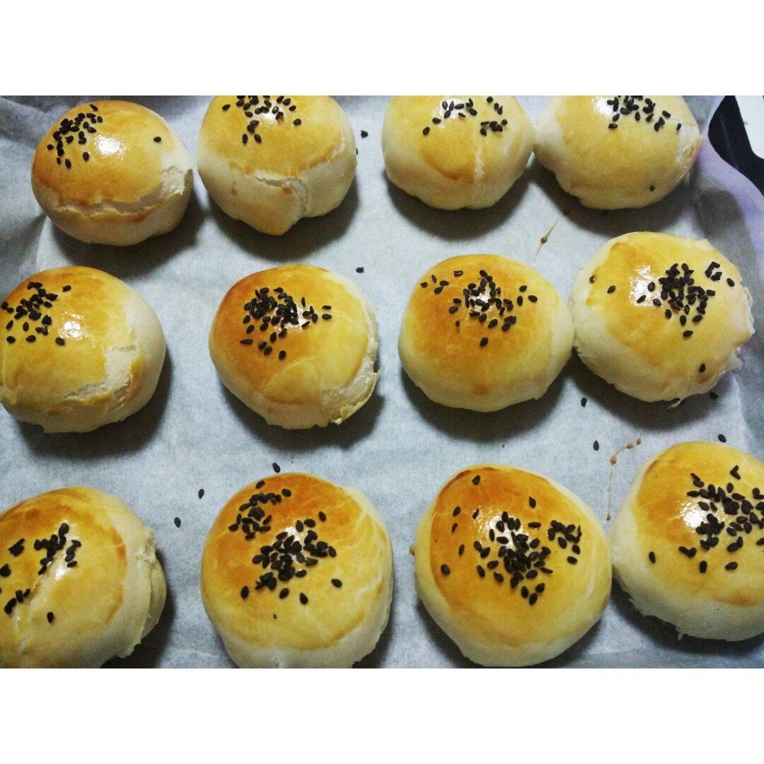 椒盐酥饼（自制椒盐芝麻馅）