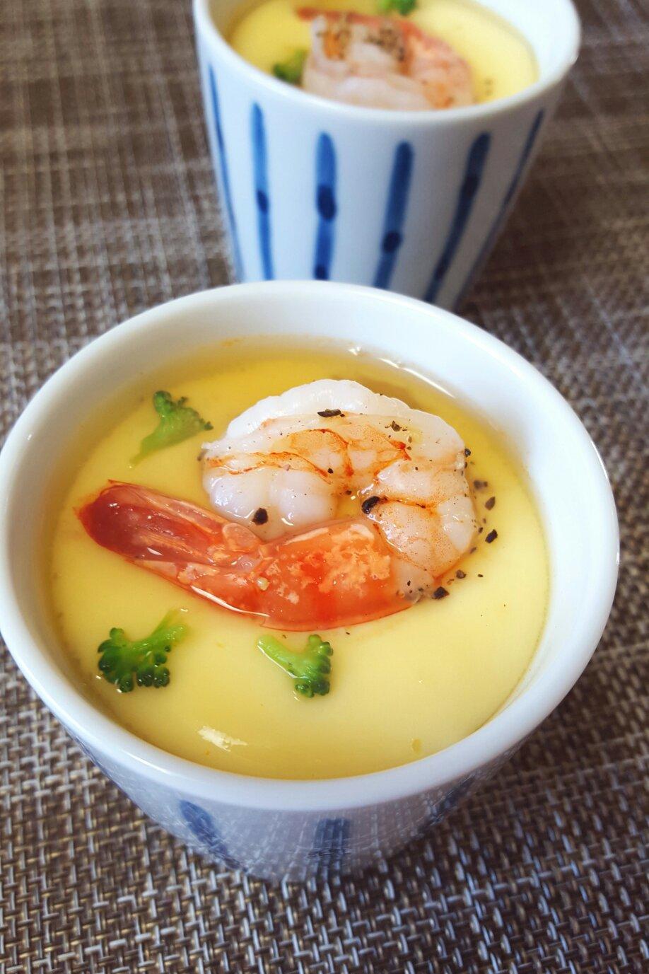 手机用户9236_lgn8做的滑嫩的虾仁蛋羹