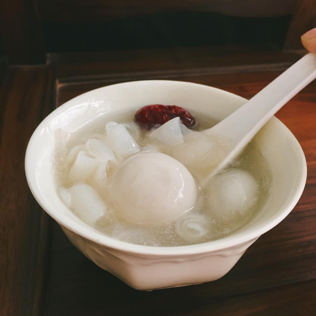 作品 __阿默做的我的家乡小吃 #我的家乡小吃# 潮汕汤圆姜薯糖水 这