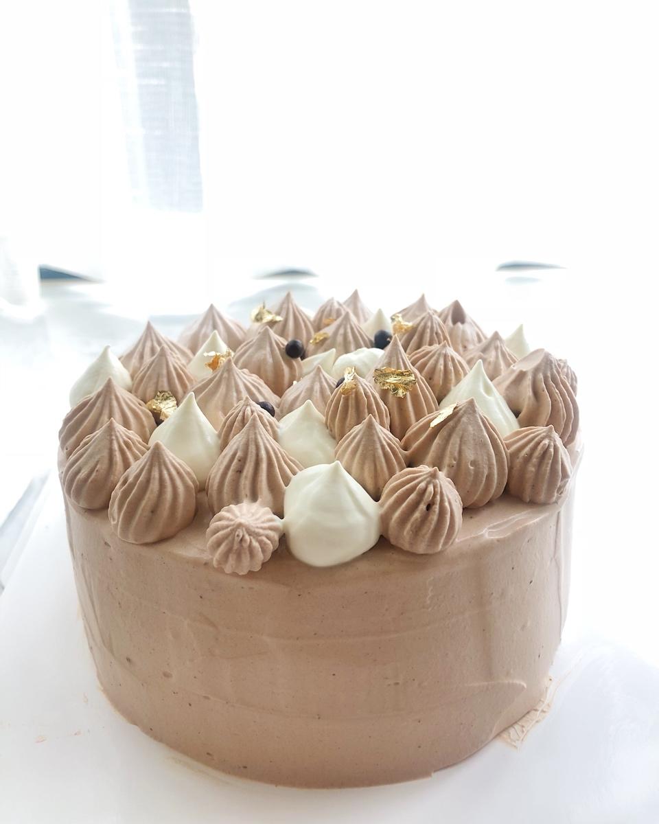 黑山老妖妖妖妖做的3种口味冰淇淋奶油蛋糕好吃稳定不易化