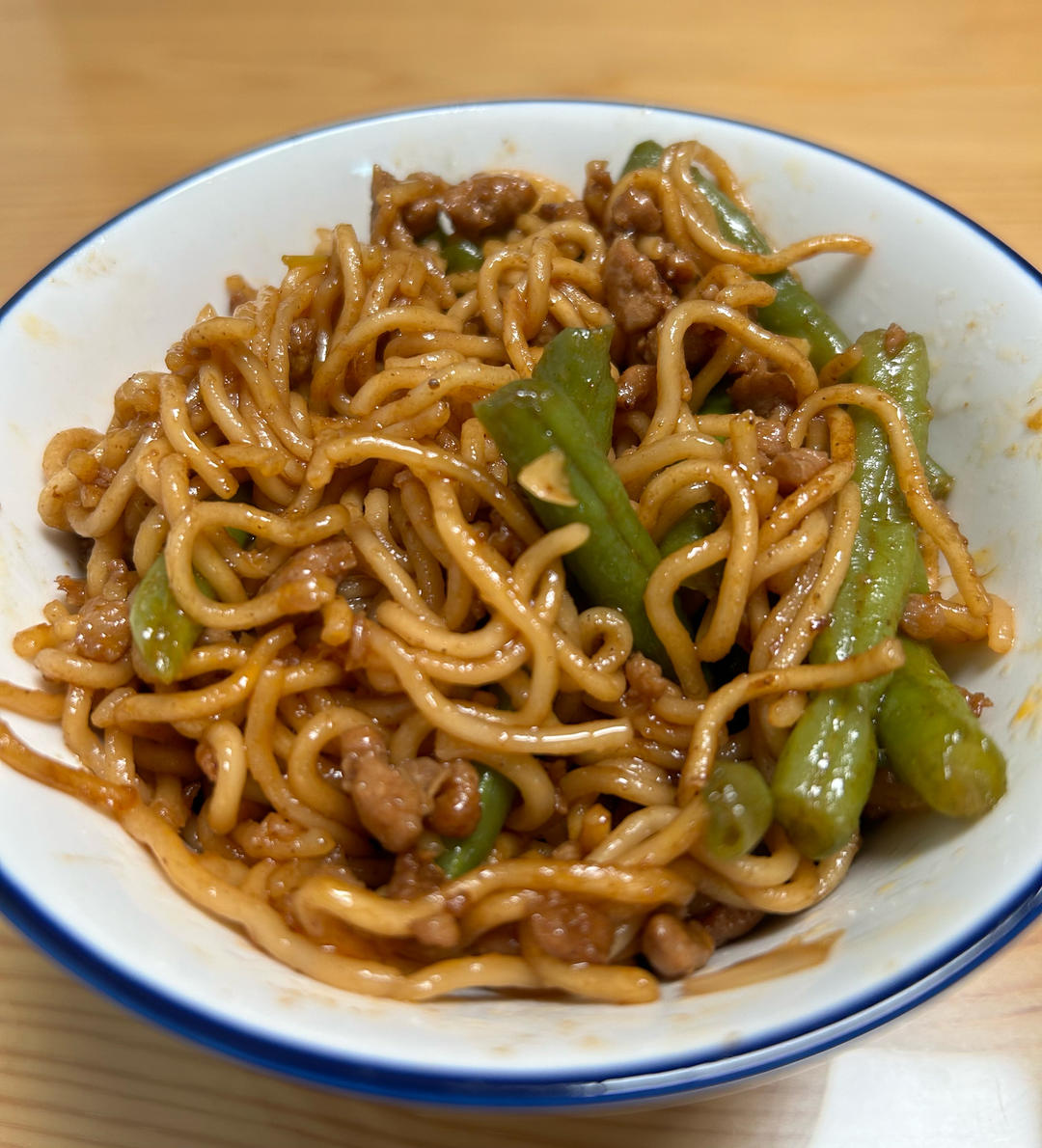 扁豆焖面
