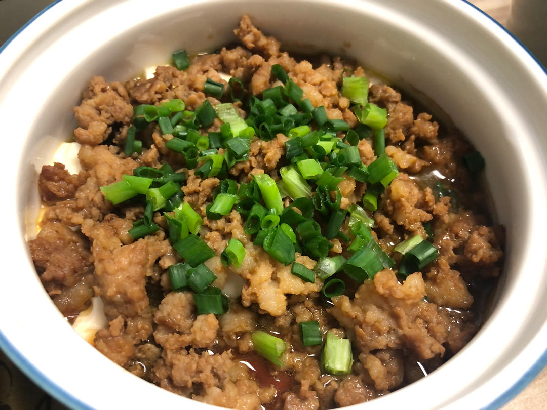 肉末蒸豆腐