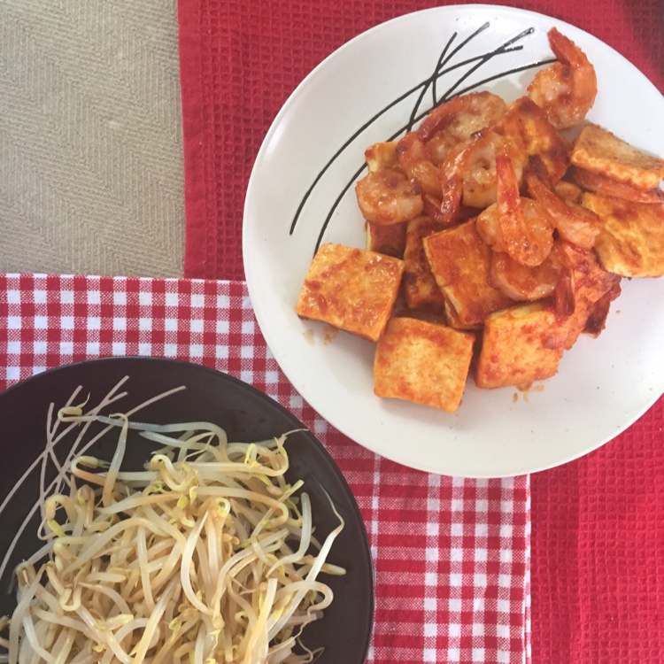 鲜虾番茄豆腐