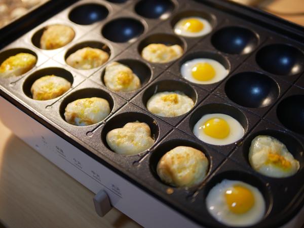 烤鹌鹑蛋——章鱼小丸子模具