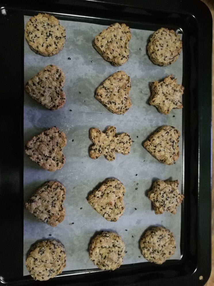 黑芝麻燕麦高纤饼干（无添加，另含植物油减脂配方）