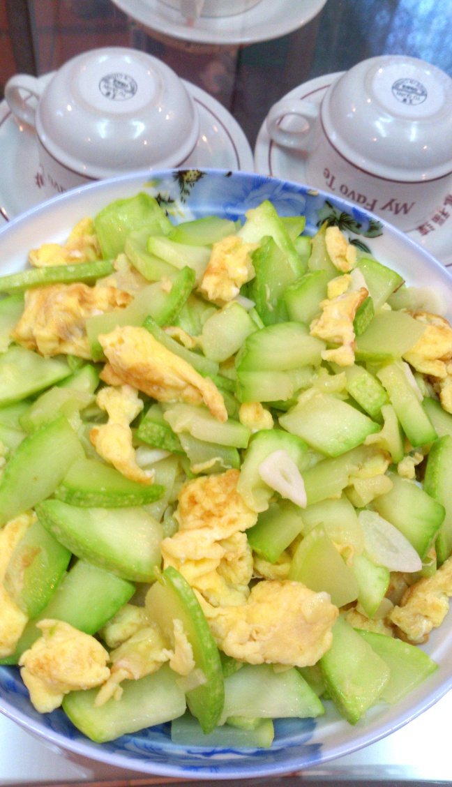 苏小台amy做的西葫芦瓜炒鸡蛋茭瓜炒鸡蛋