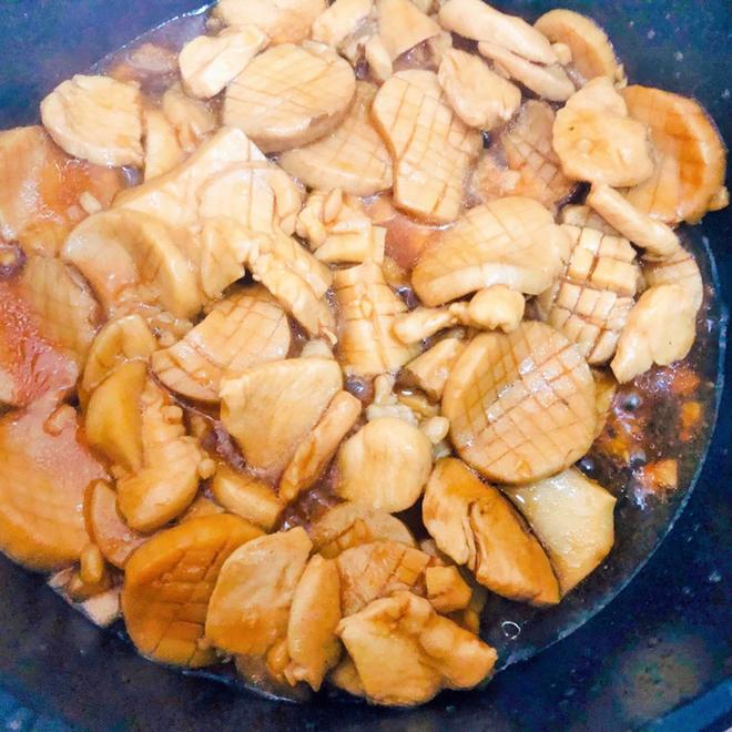 【下饭菜】红烧杏鲍菇鸡胸肉的做法