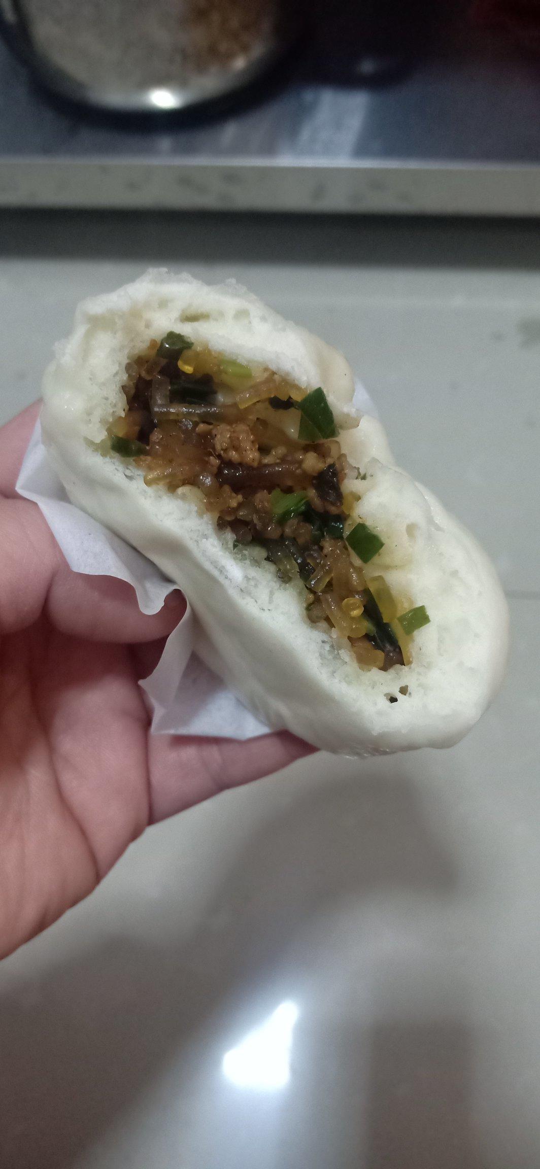 皮薄馅儿大的粉丝肉末包子（馅料做法）
