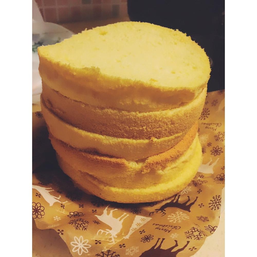 6寸原味戚风蛋糕