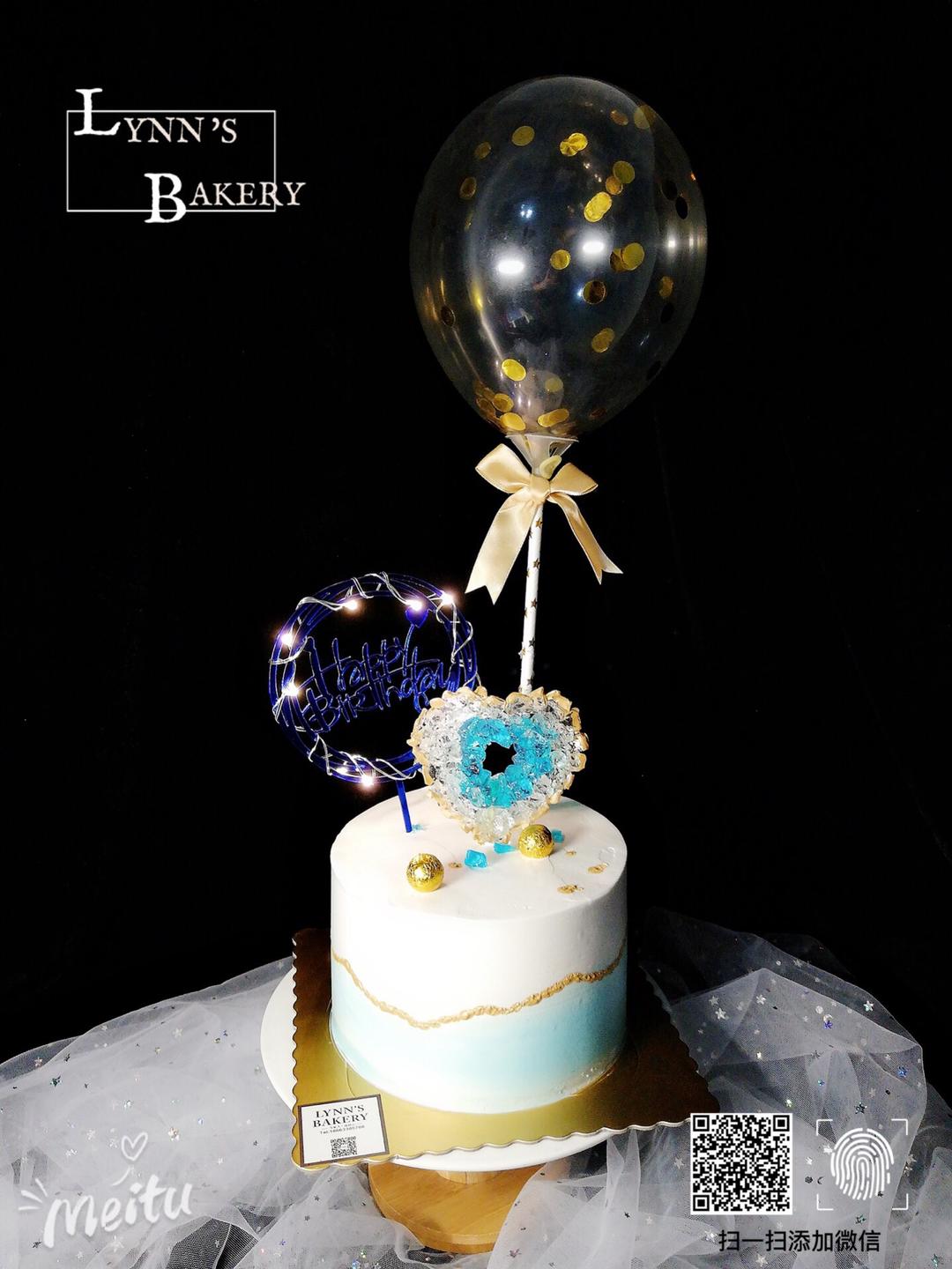 海洋之心水晶蛋糕