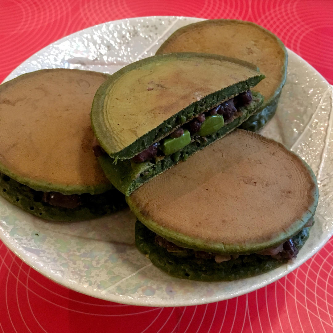 抹茶蜜豆铜锣烧