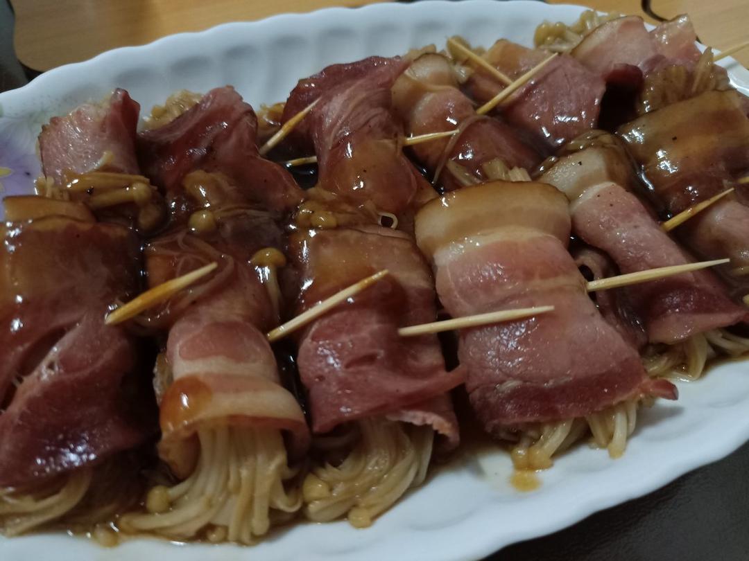金针菇培根卷
