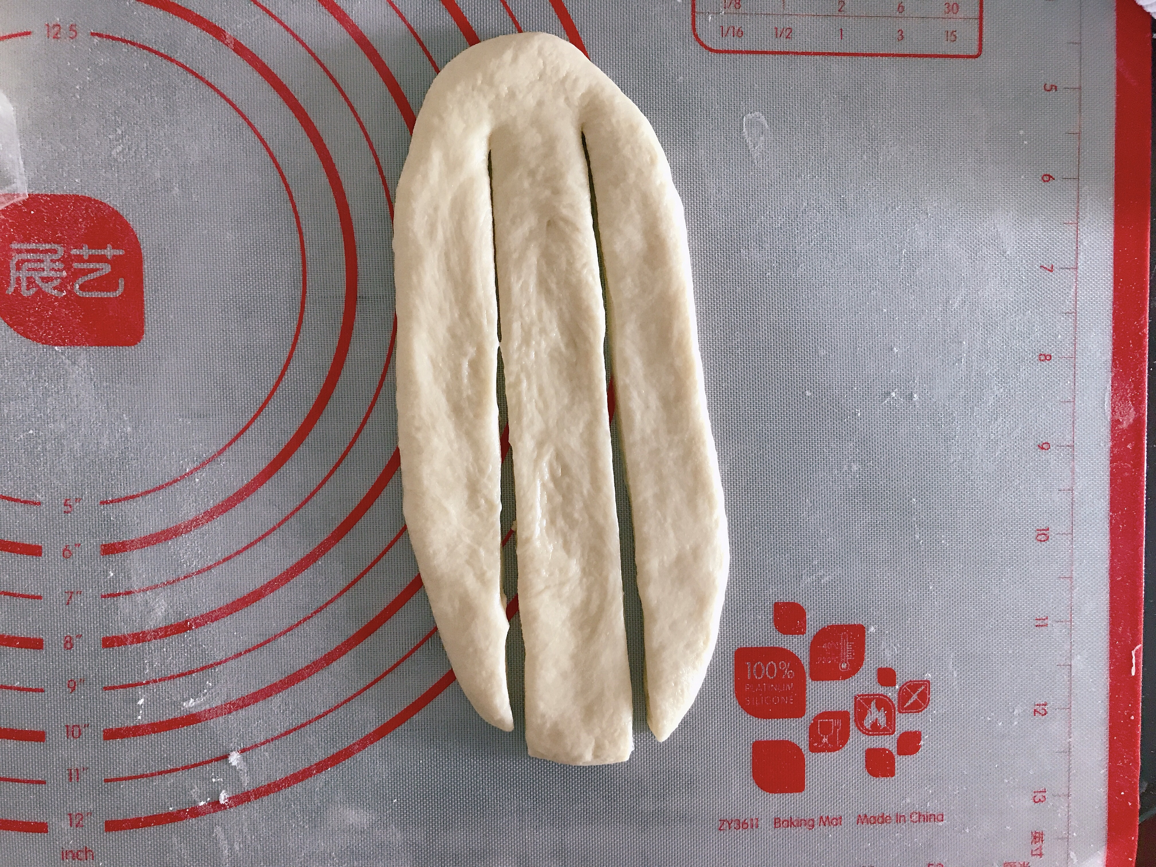 奶酥辫子面包（酸奶老面包）的做法 步骤8
