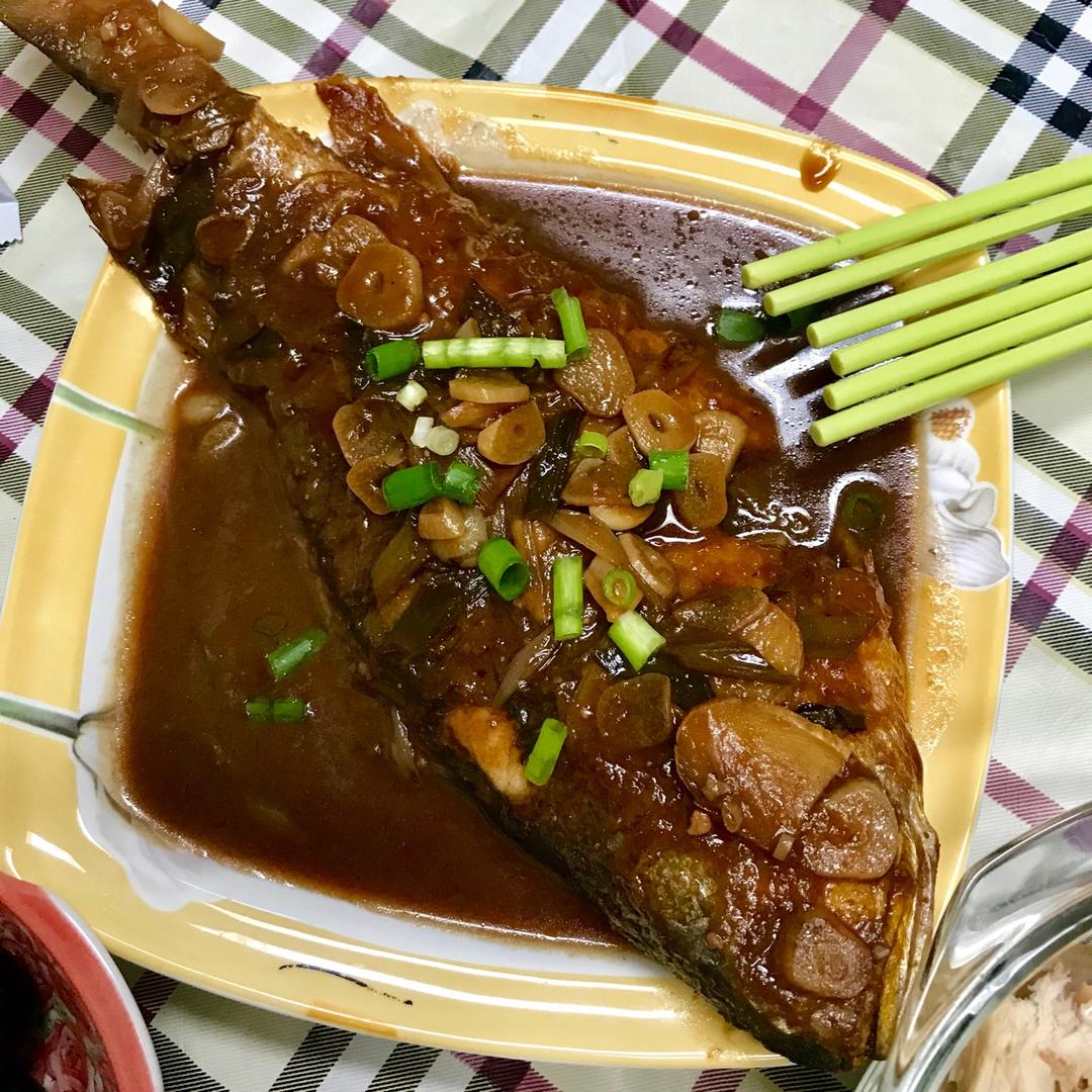 糖醋大黄鱼（任何鱼）-煎鱼不破皮秘诀