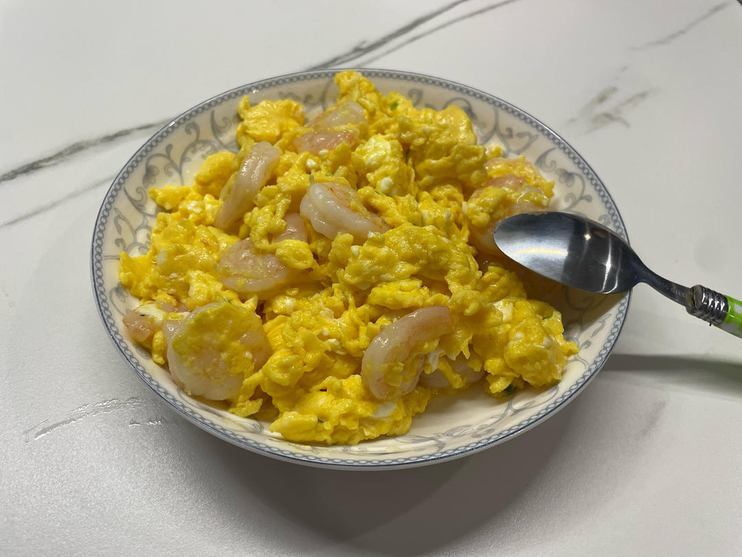 【虾仁滑蛋】超嫩滑，复刻茶餐厅经典