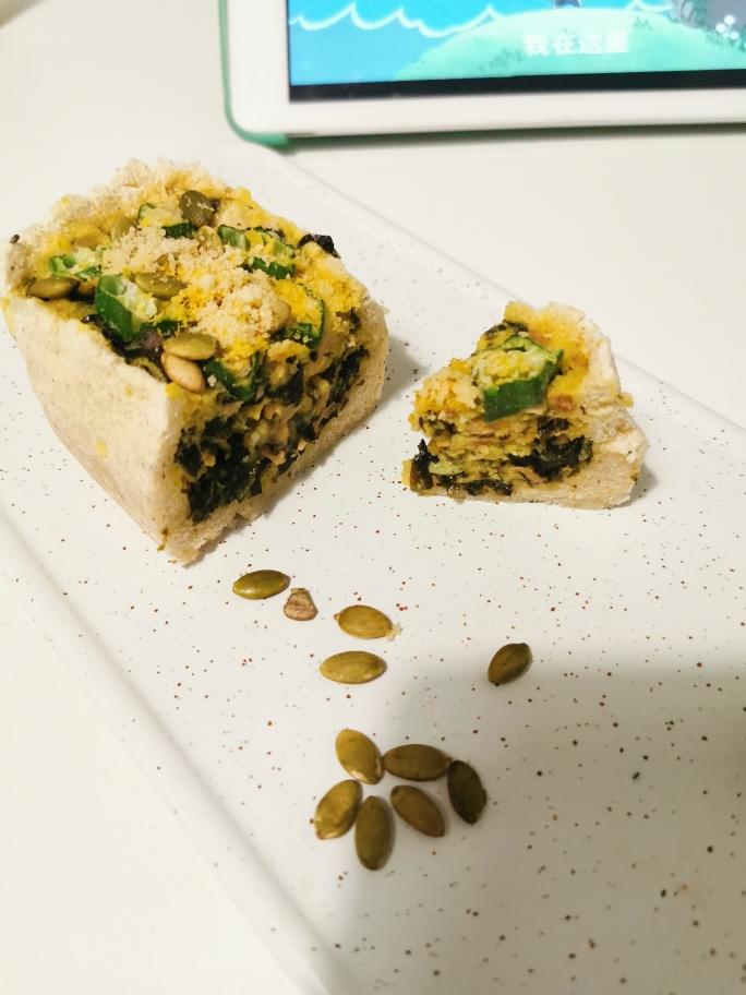 生酮友好懒人微波炉金枪鱼蔬菜咸派的做法