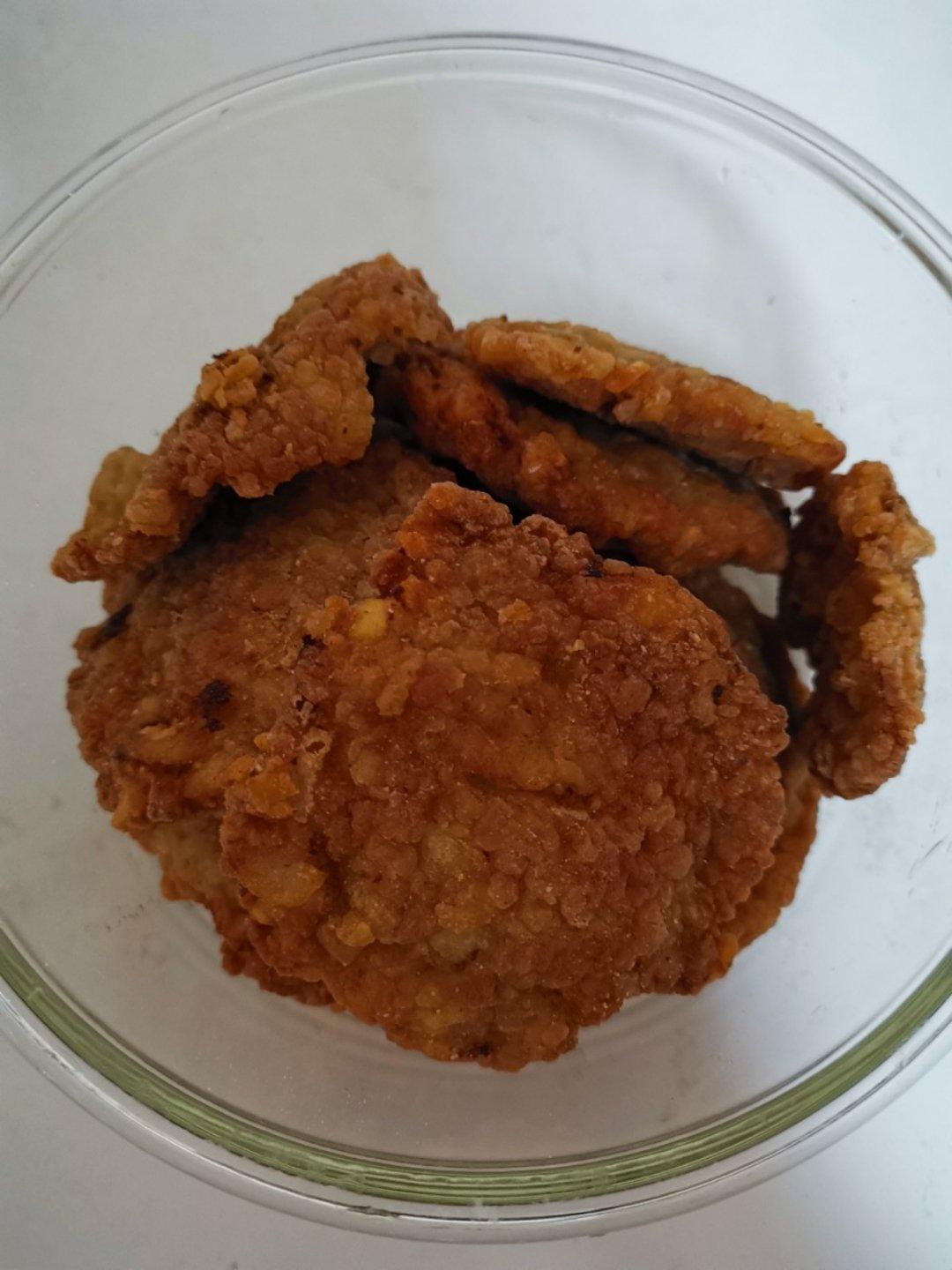 油炸肉饼子