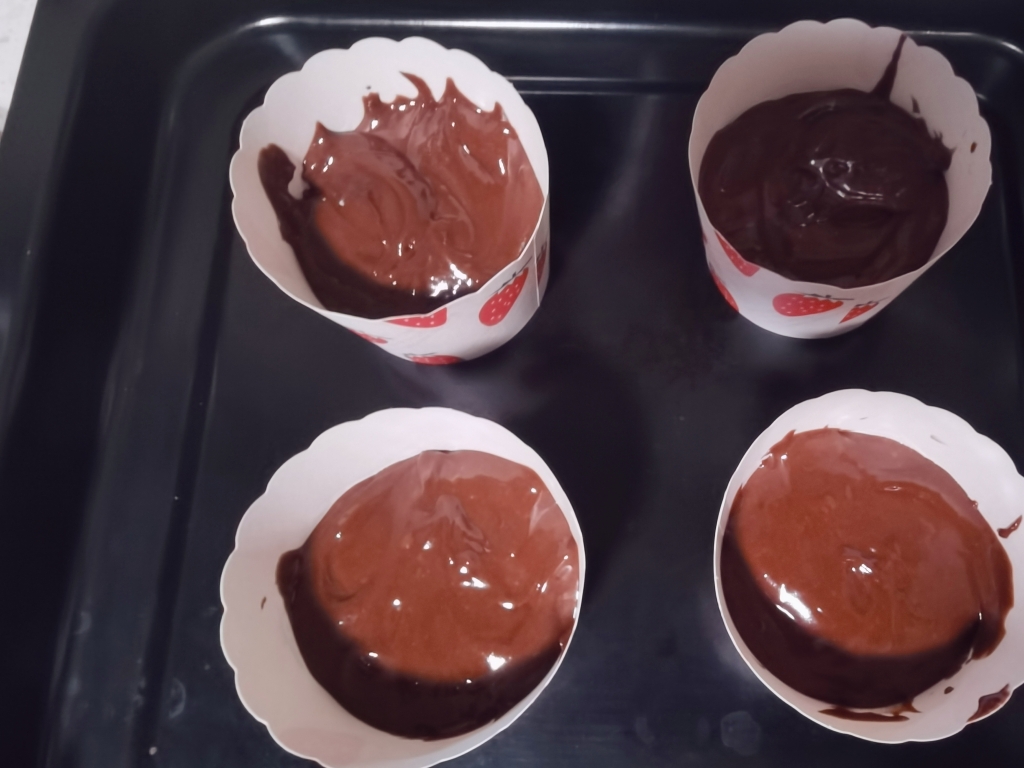 超简单的巧克力马芬蛋糕不用打发的做法 步骤3