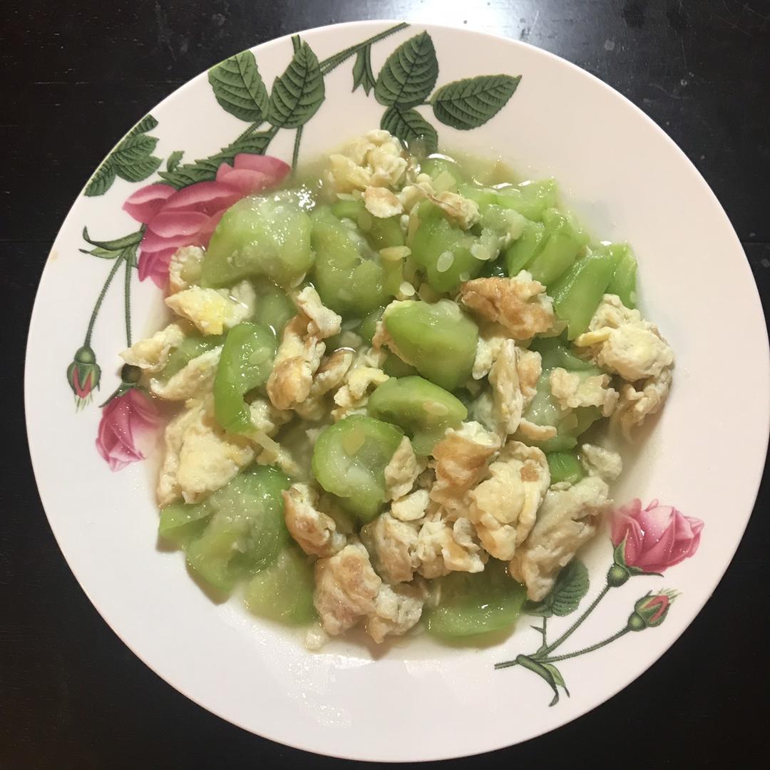 丝瓜炒蛋