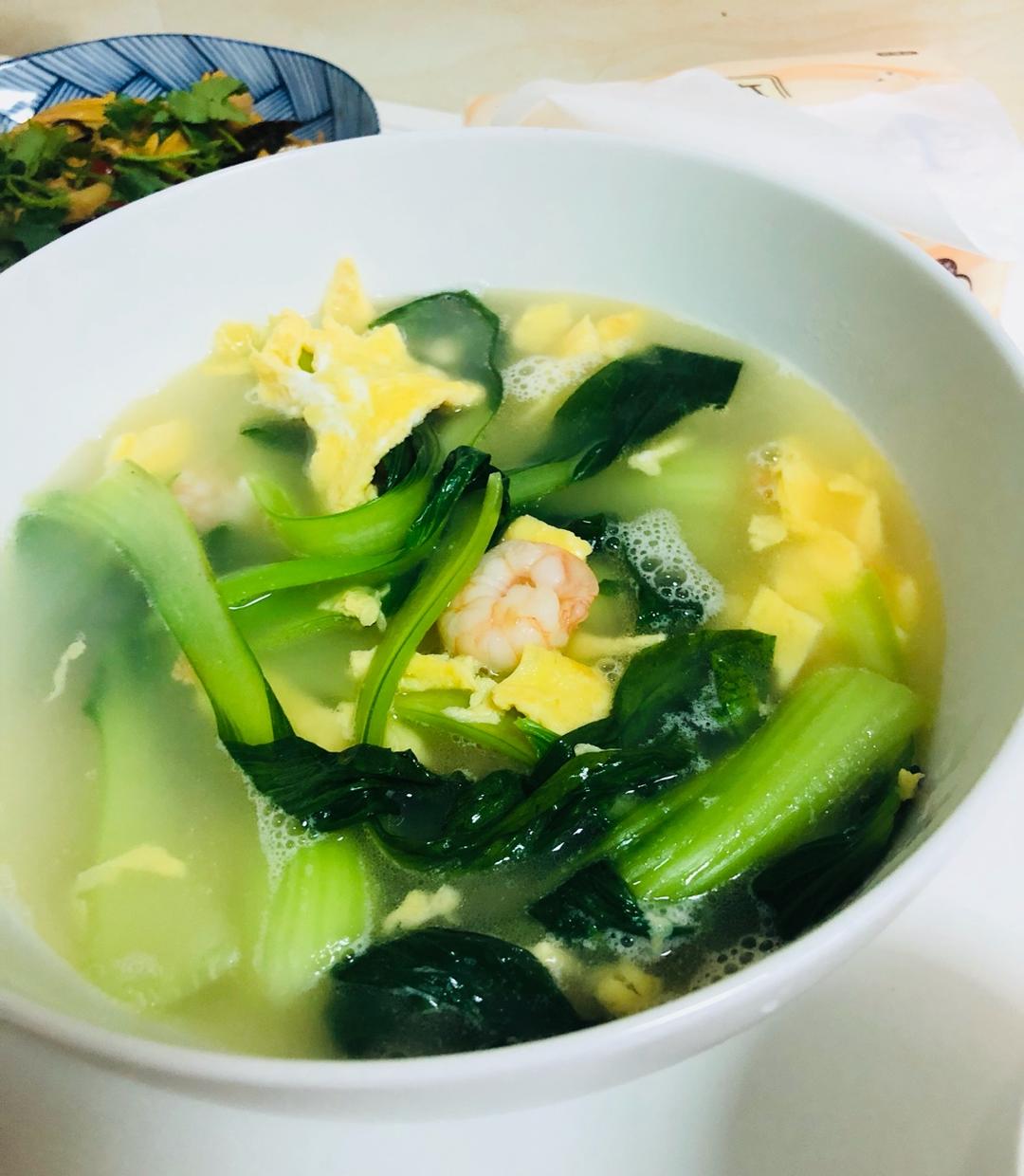 三鲜敲虾汤