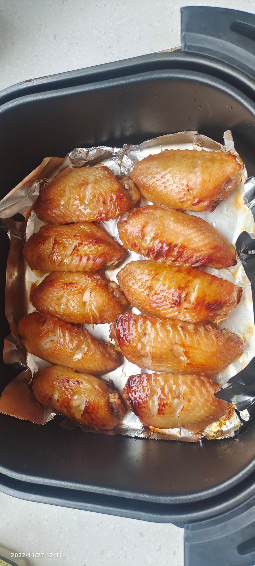 炸鸡翅（空气炸锅）的做法