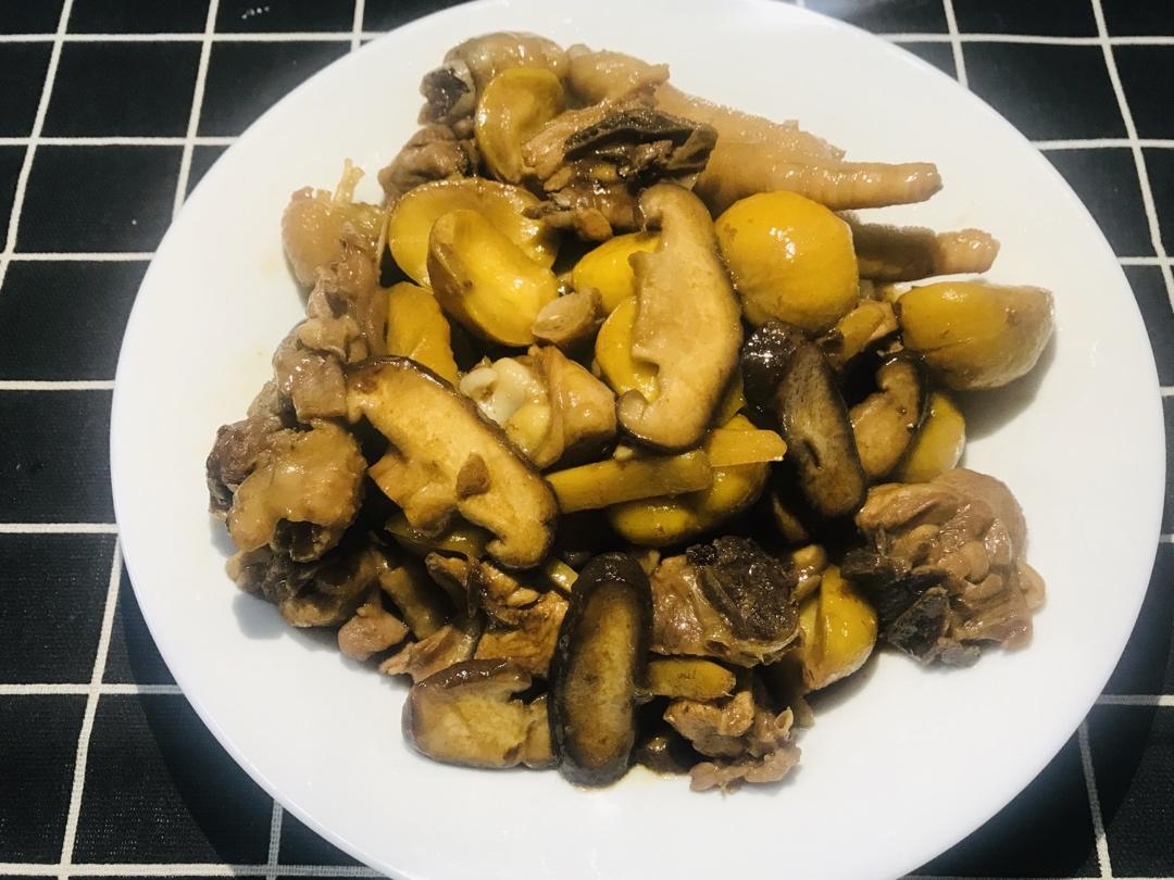 【栗子烧鸡】鸡肉都给你吃，栗子归我~