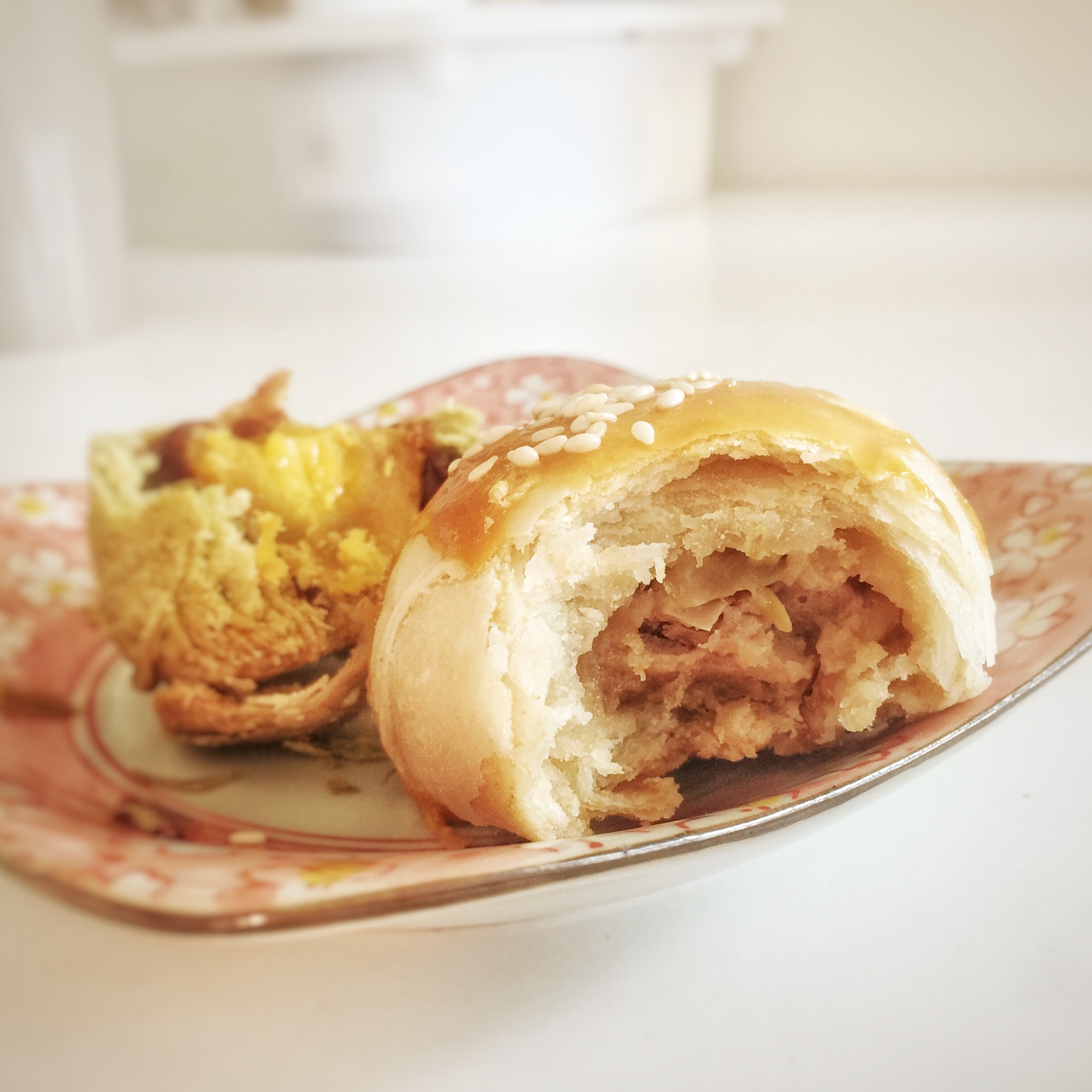 苏式榨菜鲜肉月饼