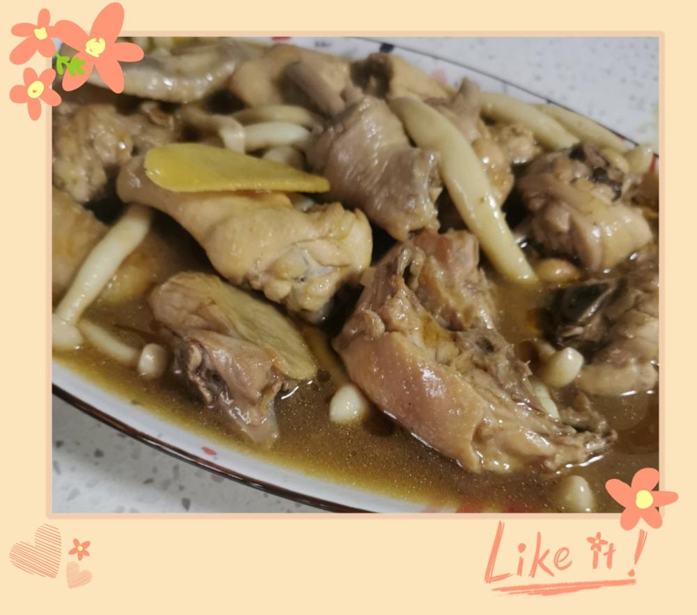 麻香菇炒鸡的做法