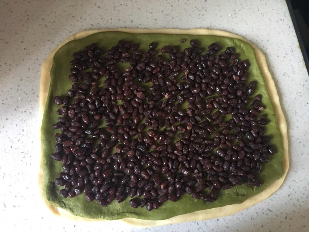 抹茶蜜豆吐司