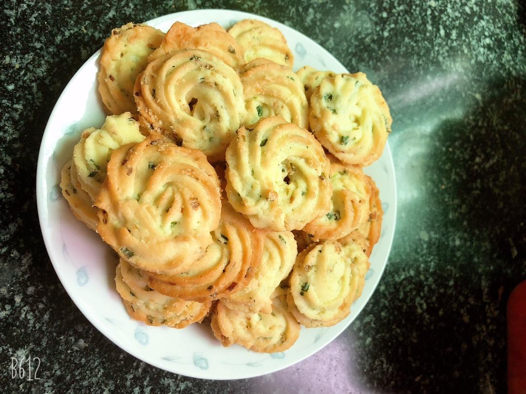 葱香曲奇——酥脆的咸味饼干