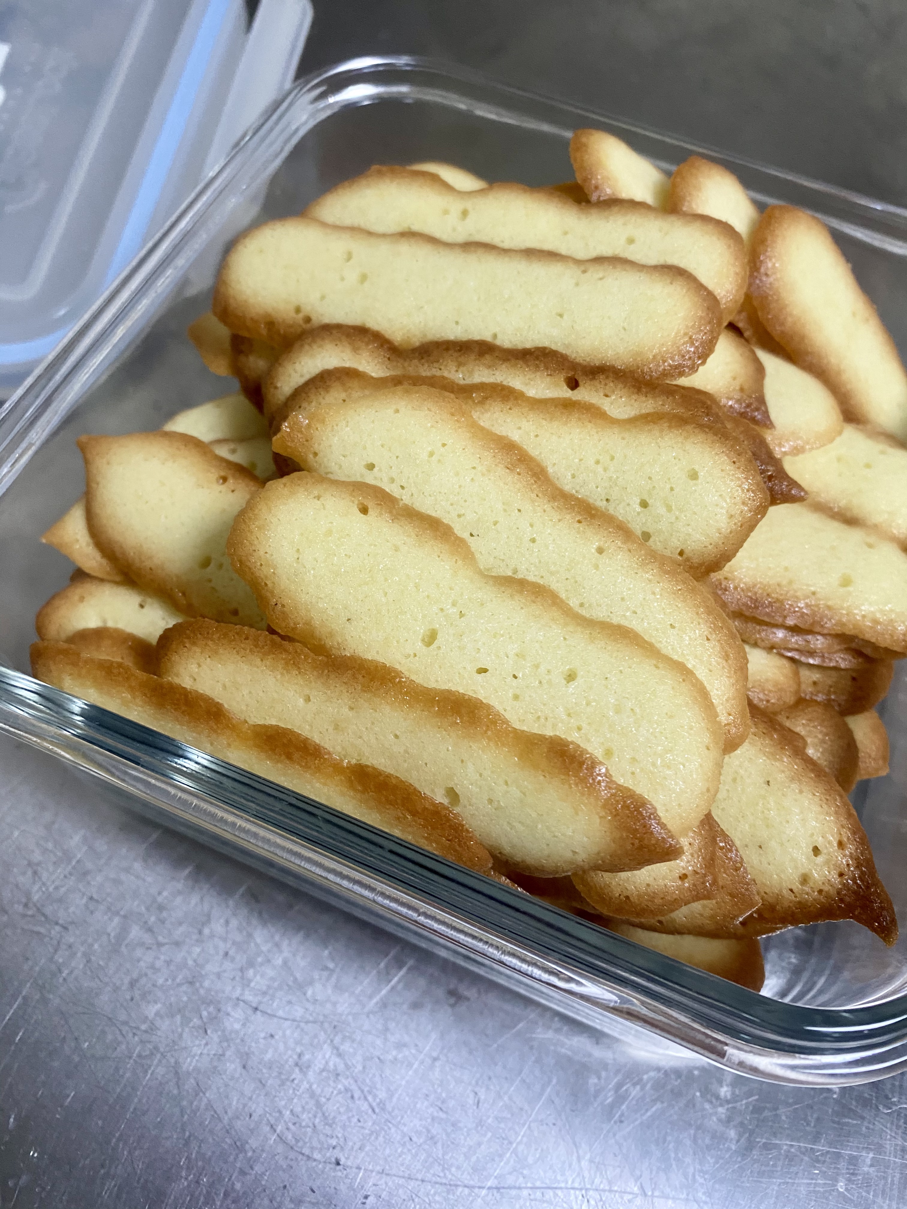 超好吃的猫舌饼干 ，也是消耗蛋白的好方法之一的做法 步骤25