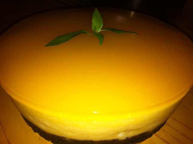 芒果冻芝士蛋糕