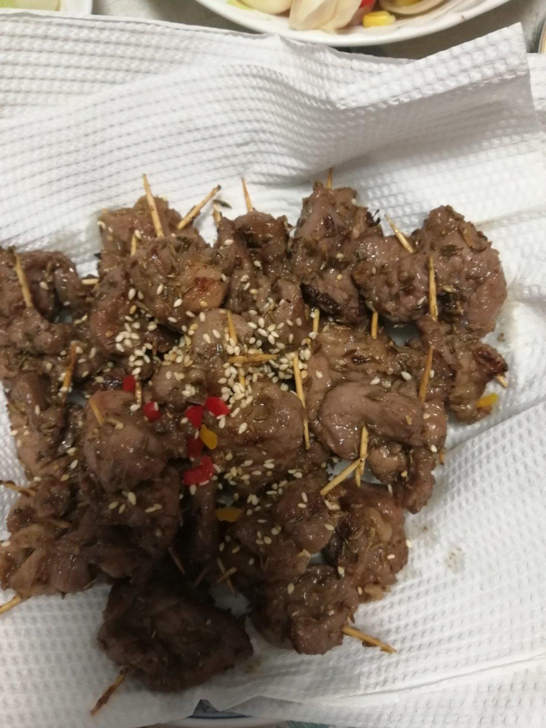 孜然牙签羊肉(烤箱版)