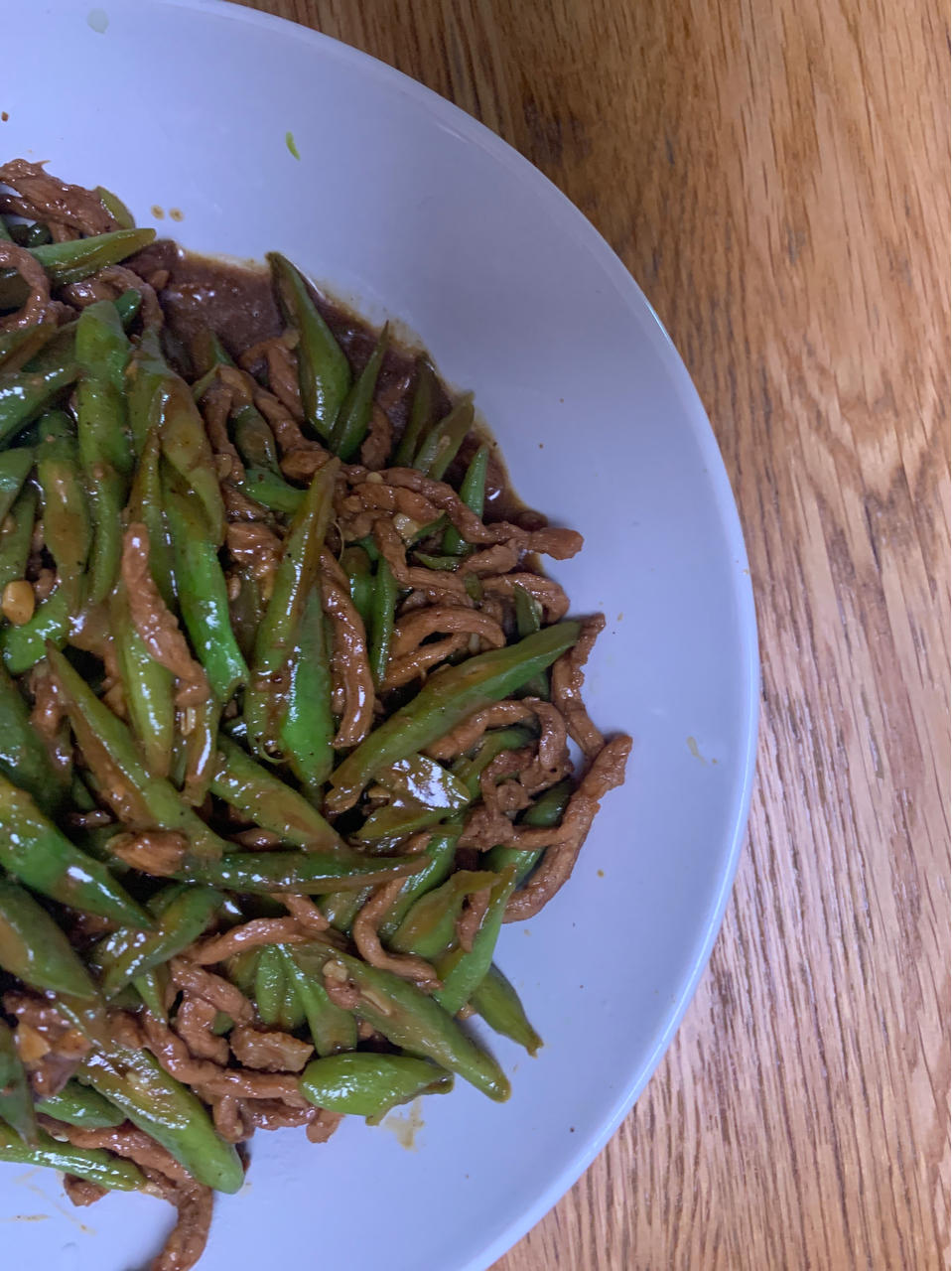 豆角肉丝饭