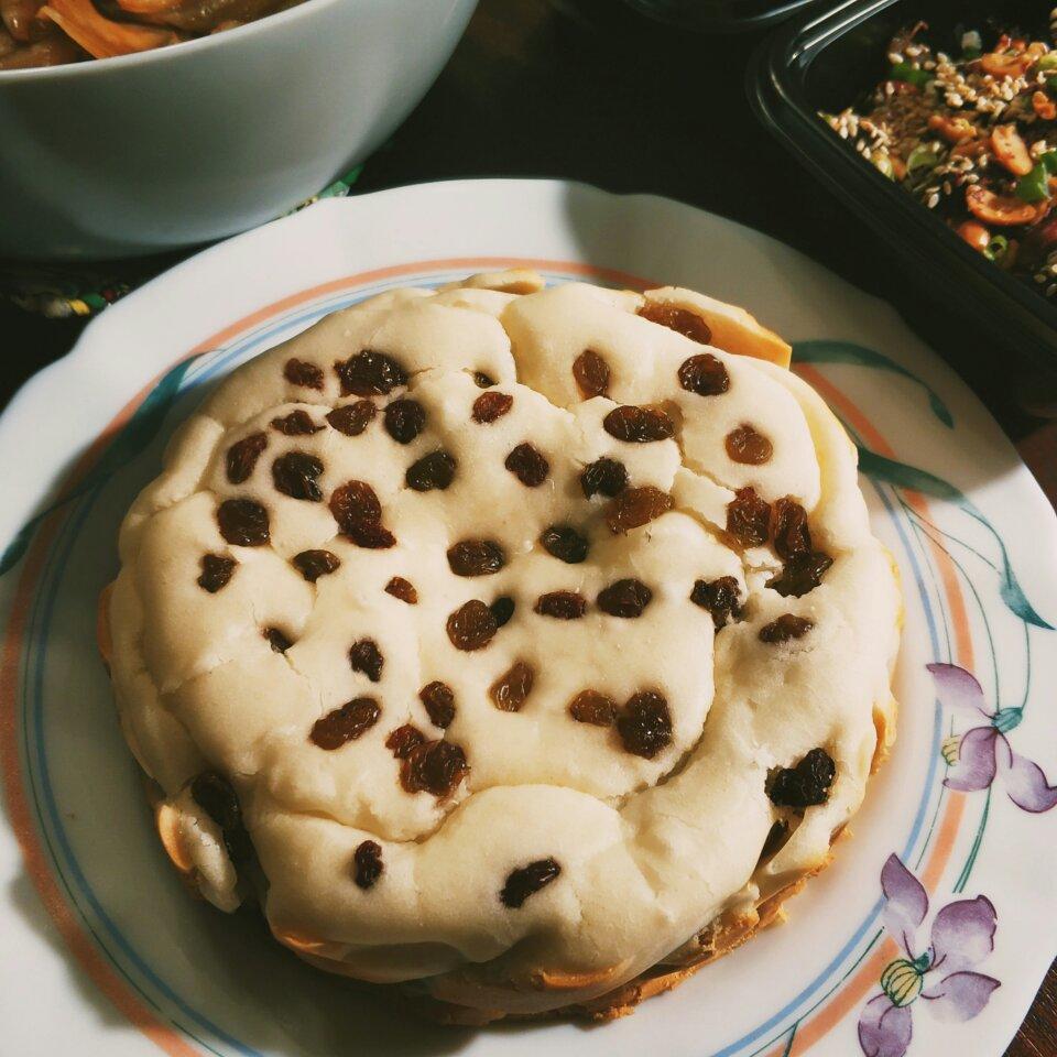 香糯可口 红豆沙夹心  烤年糕