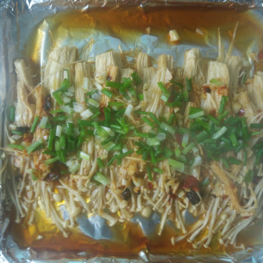 蒜蓉蒸金针菇