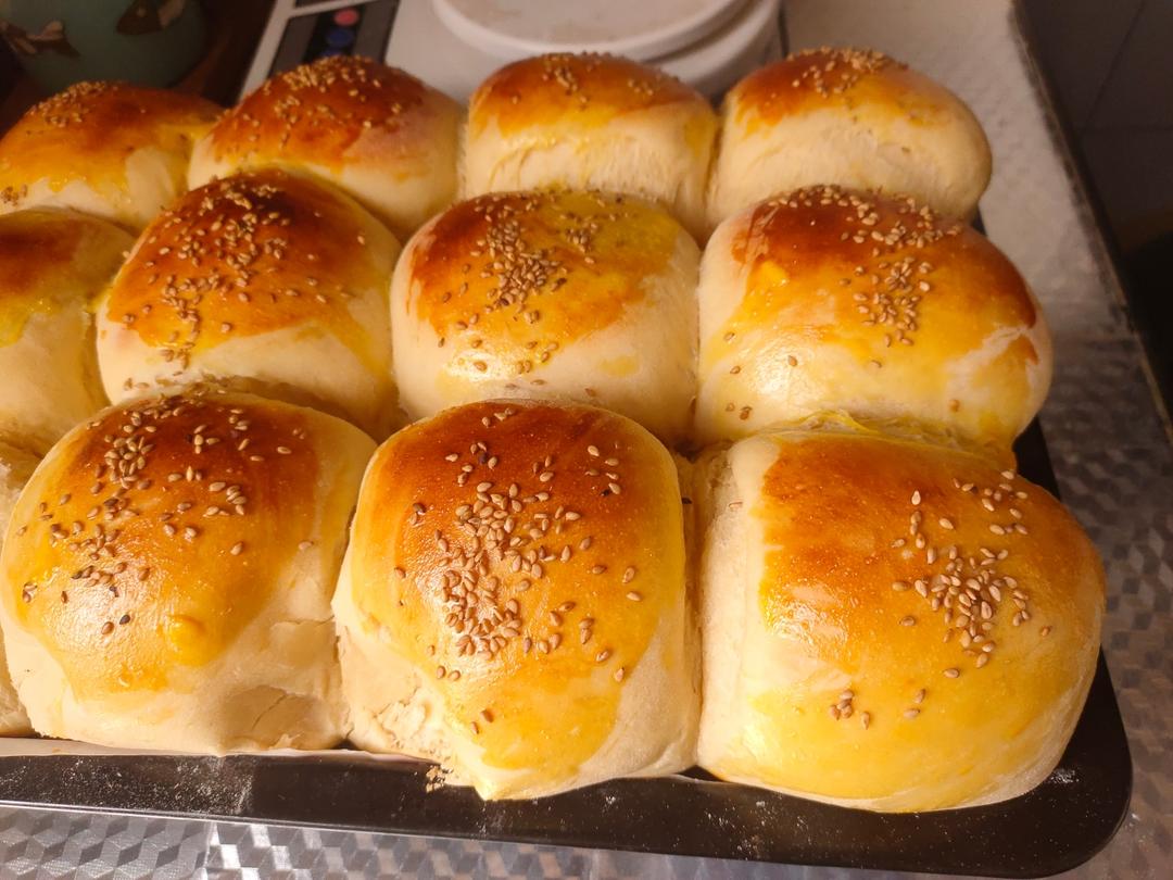 普通面粉做的面包厨友那学来的