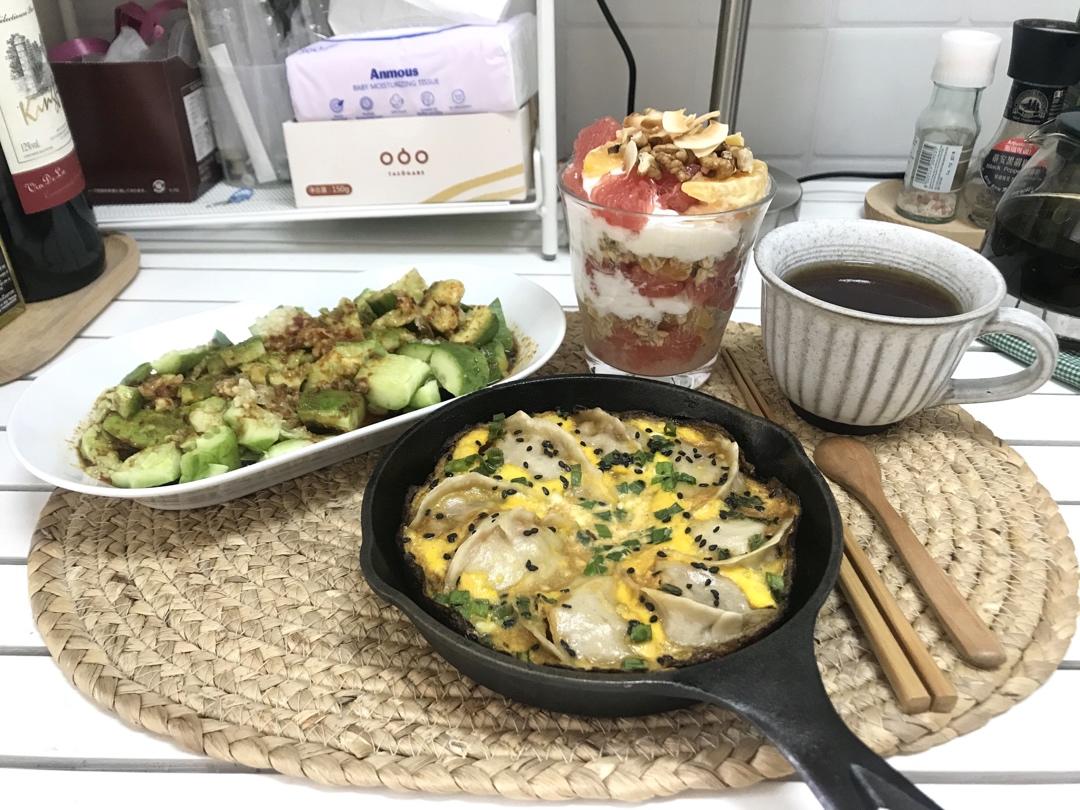 懒人快手抱蛋煎饺