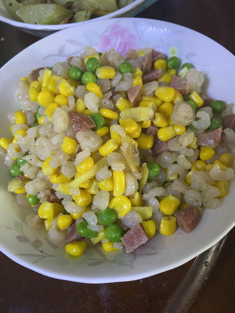 四色清炒虾仁